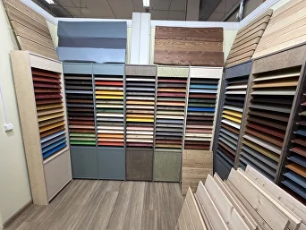 Образцы покрытий в шоуруме Покраскофф